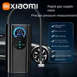 Xiaomi Mini pompa powietrza cyfrowa pompka do opon samochodowych przenośna pompa sprężarki powietrza do samochodu Auto motocykl rower nadmuchiwany nowy styl