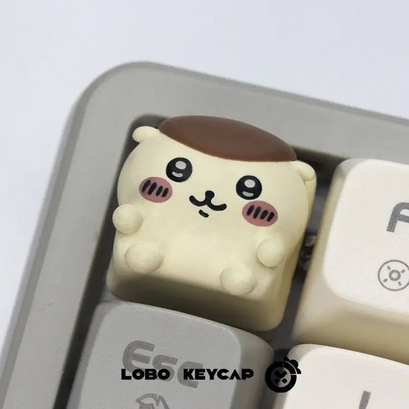 1 قطعة أنيمي الكرتون Keycap لوحات المفاتيح اكسسوارات Chiikawa لطيف كيكابس الفتيات الفتيان هدية جامعي الألعاب لوحة المفاتيح الميكانيكية