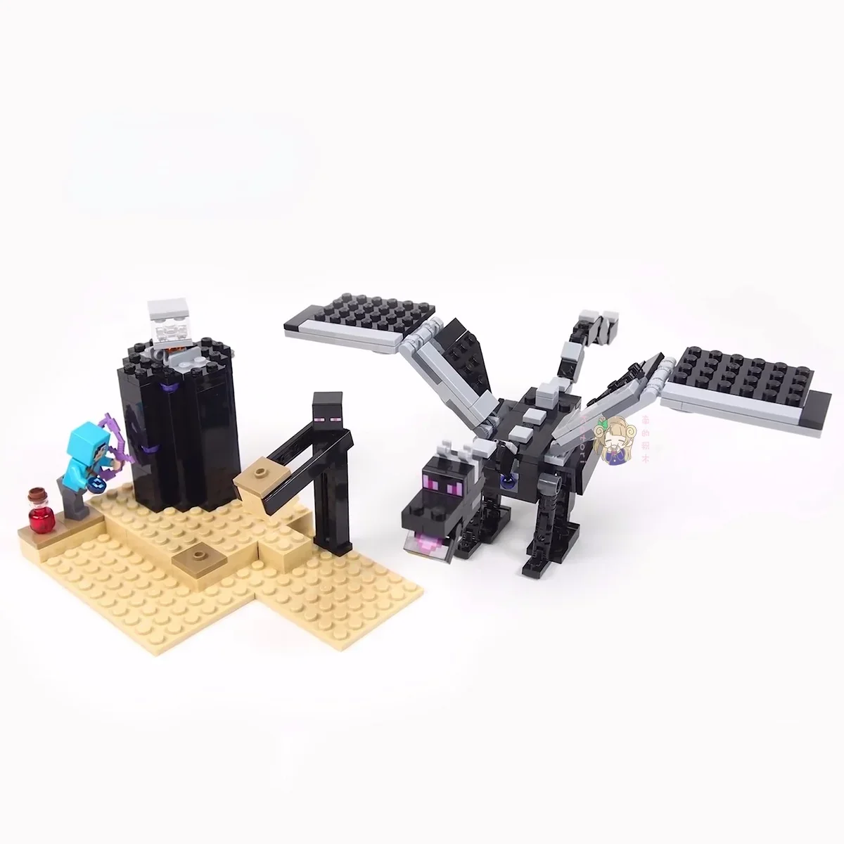 246 قطعة لعبة مكعبات بناء معركة أندر دراجون متوافقة 21151 ألعاب مجمعة للأطفال هدية عيد الميلاد والكريسماس