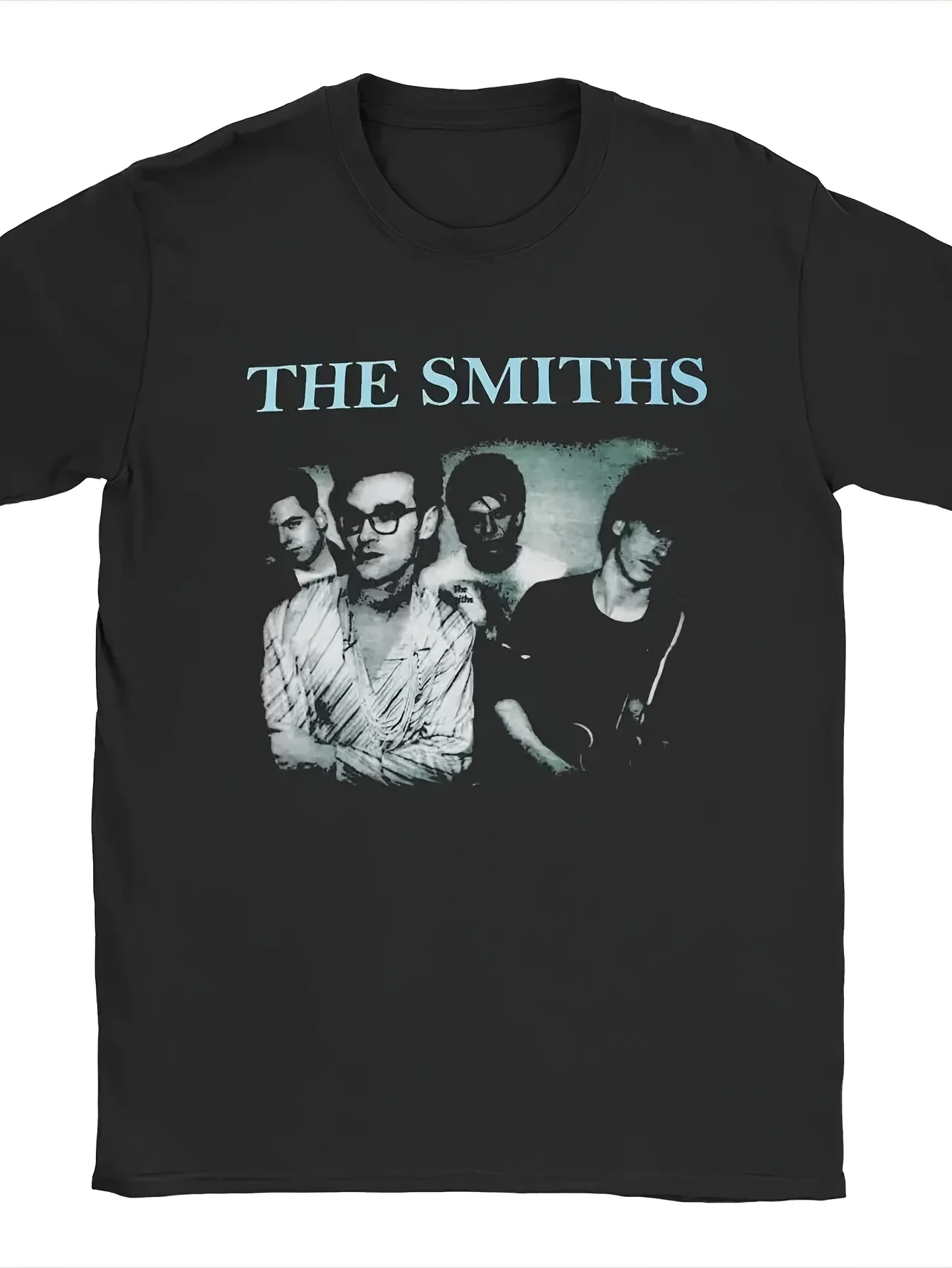 

The Smiths T-Shirts for Men Band Humor Cotton Tees Crew Neck Short Sleeve T Shirt Plus Size Clothes