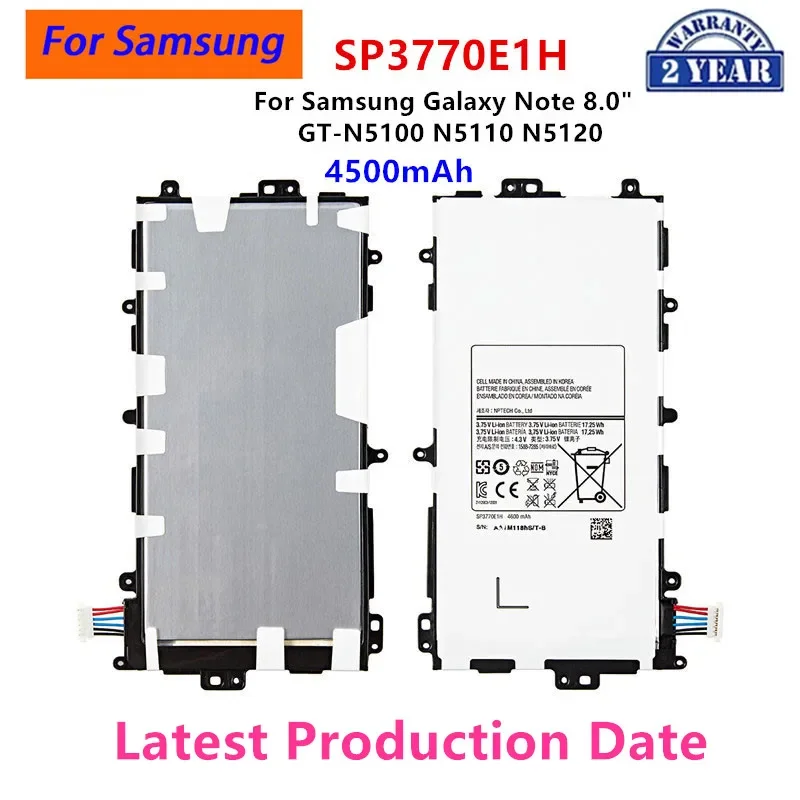 Brand New Tablet SP3770E1H Battery 4600mAh For Samsung Galaxy Note 8.0