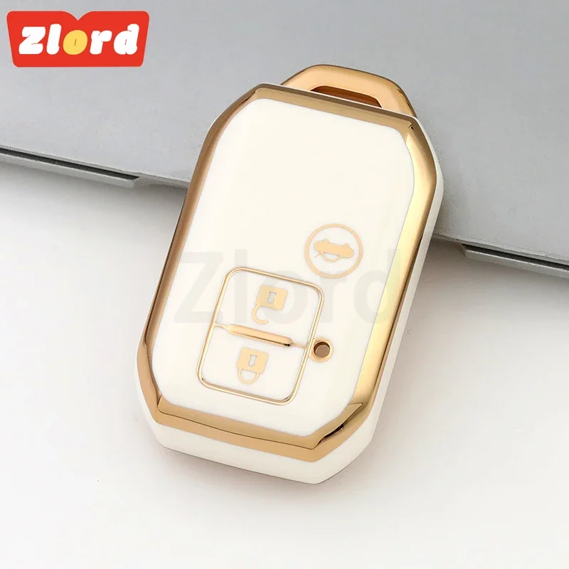 3 Buttons TPU Remote Key Holder Car Key Cover Case for Suzuki Ertiga Swift 2017 Wagon R Japanese Monopoly Type 3C Protector