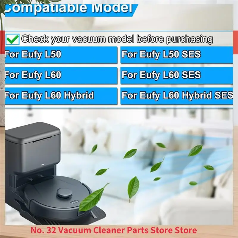 

Replacement Accessories Kits For Eufy Clean L60/L60 SES/L50/L50 SES/L60 Hybrid/L60 Hybrid SES Robot Vacuum Cleaner Parts-[2025]