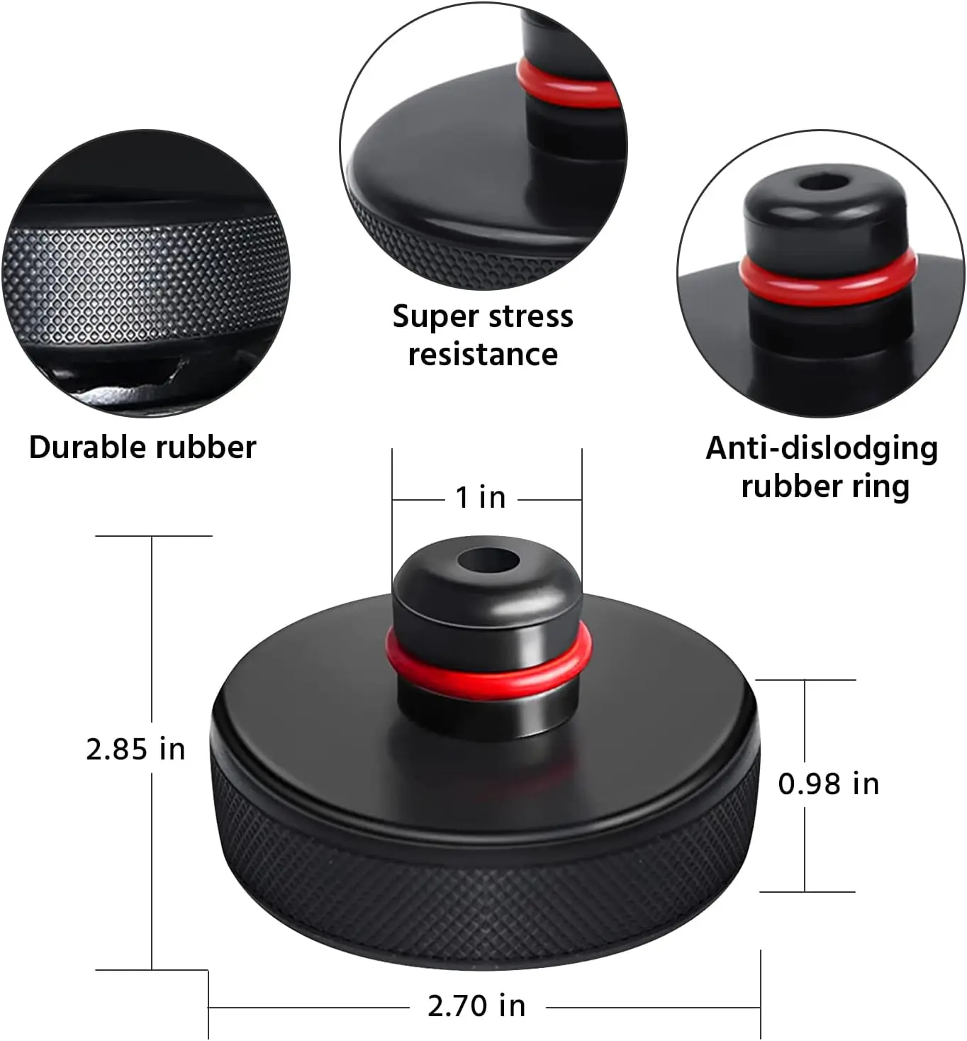 Für Tesla Gummi Hub heber Pad Adapter Werkzeug für Tesla Modell 3/y/s/x 2017-2024 Zubehör Reifen reparatur werkzeug Hub heber Pad