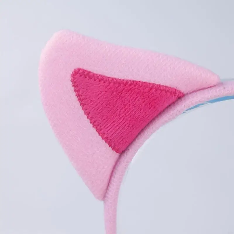 B95F 4/5/6 어린이를위한 돼지 의상 핑크 돼지 귀 머리띠 꼬리 Bowtie 장갑 Tutus 및 코 할로윈 동물의 코스프레 액세서리