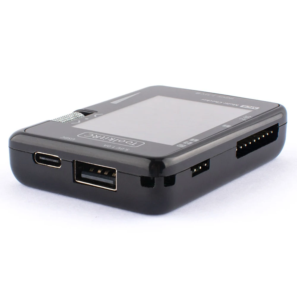 Toolkitrc mc8 xt60 35v 2-8s 32-bit arm prozessor batterie multi-checker pwm/ppm/sbus anzeige, pwm ausgang USB-C schnelles laden