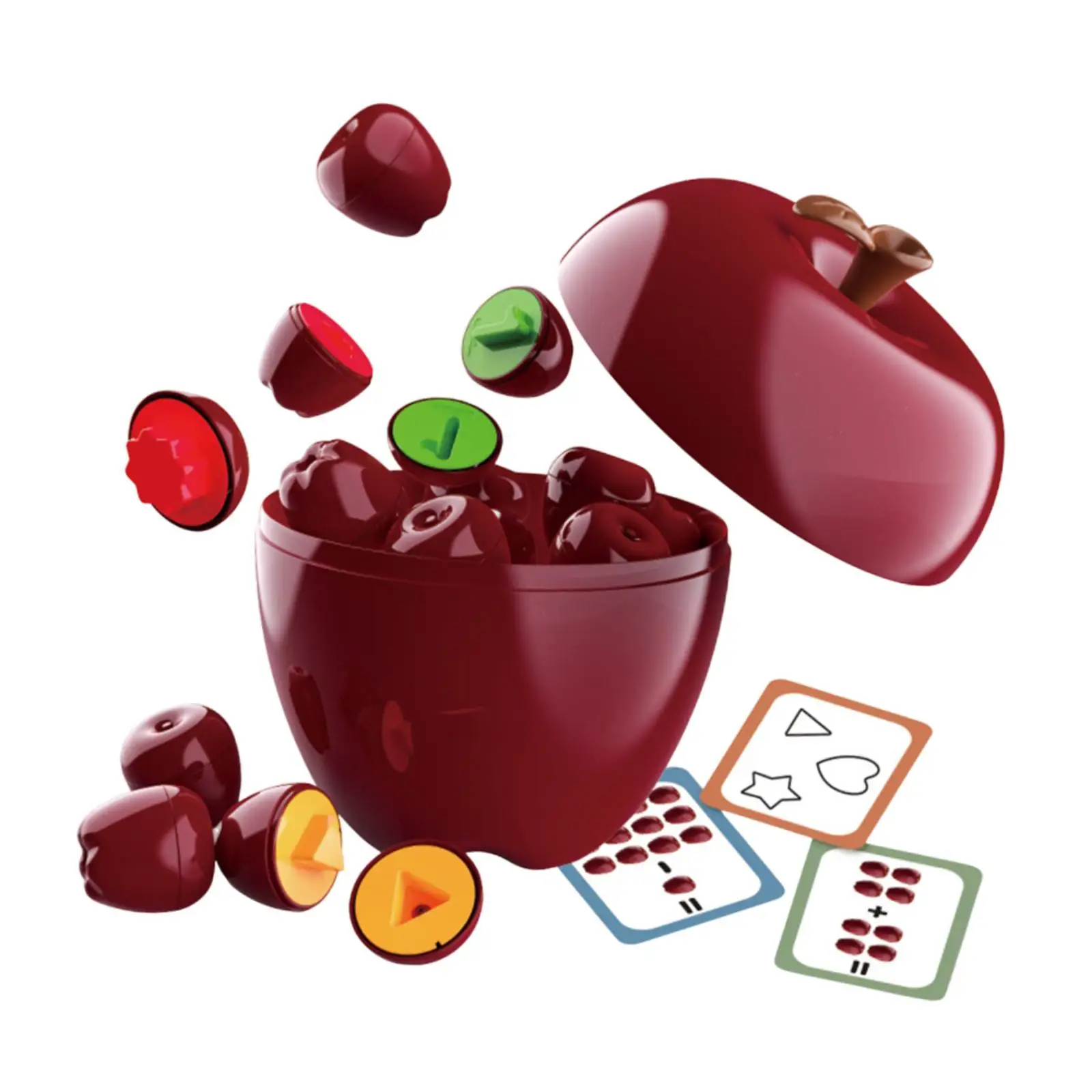 Ordinamento di forme di colore Puzzle giocattolo coordinato Giochi regalo di compleanno Colore cognitivo