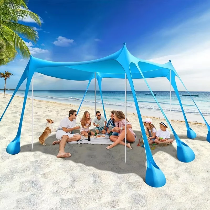 

Beach Shade Lightweight UPF50 + UV Shade Tent with Sandbag Anchor