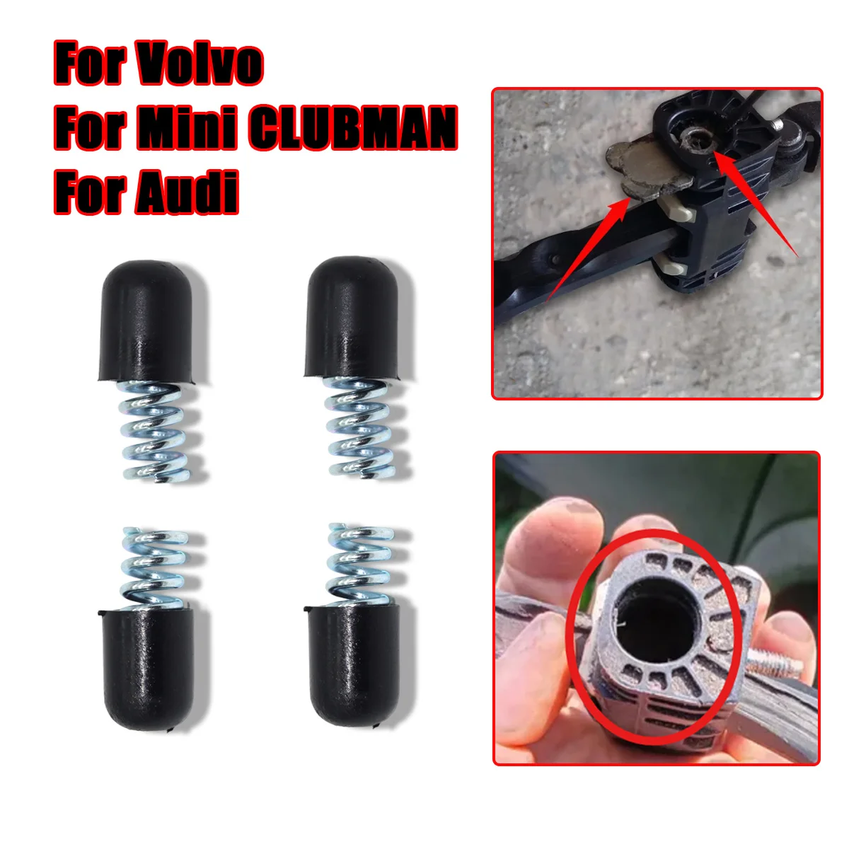 For 2 Door Car Door Check Assy Strap Repair Kit Stopper Damping Spring For Volvo XC70 BZ S60 FS Mini CLUBMAN R55 Audi Q3 8U