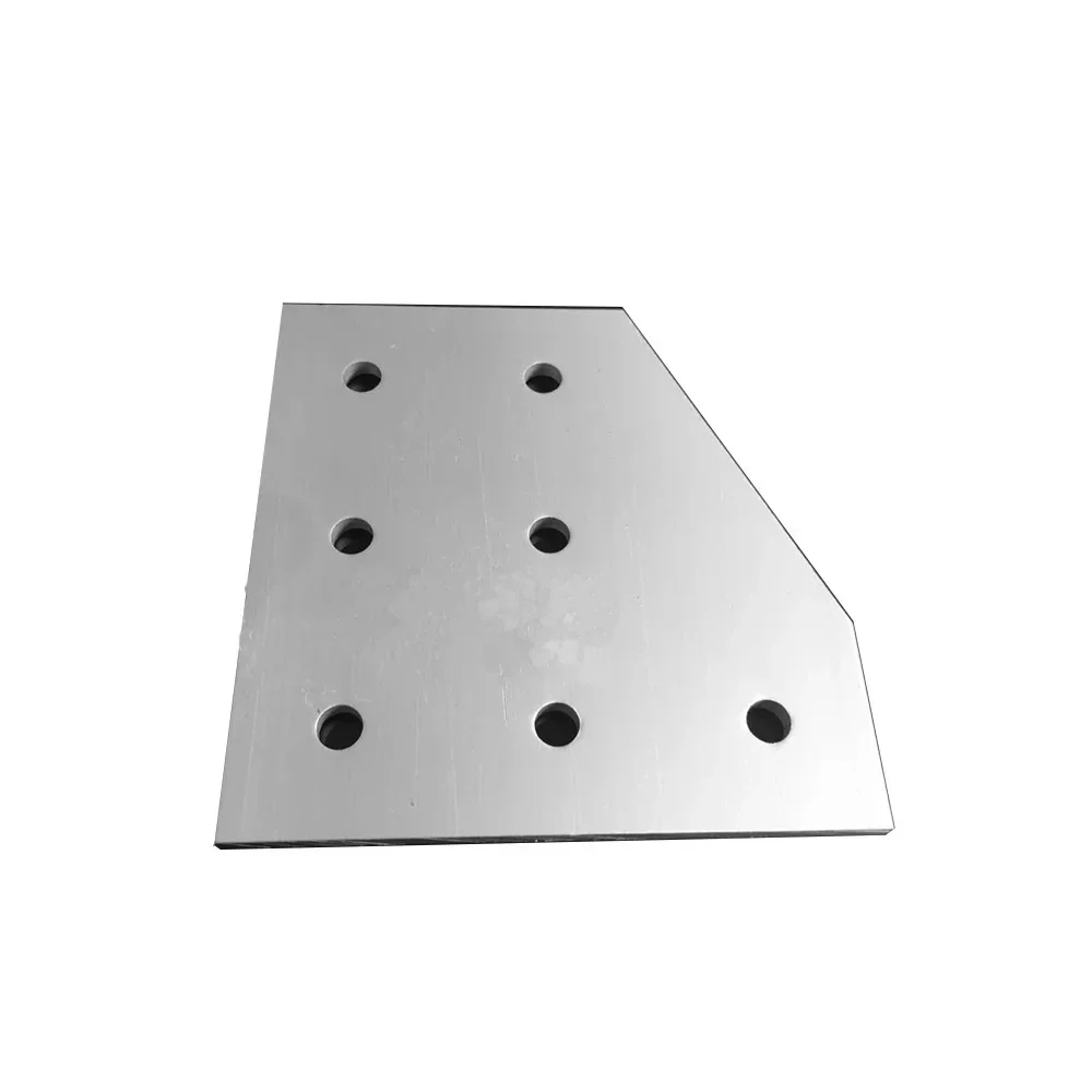 1pcs 3060 30x60  7 hole L type 90 Degree Joint Board Plate Corner Angle Bracket Connection  for Aluminum Profile