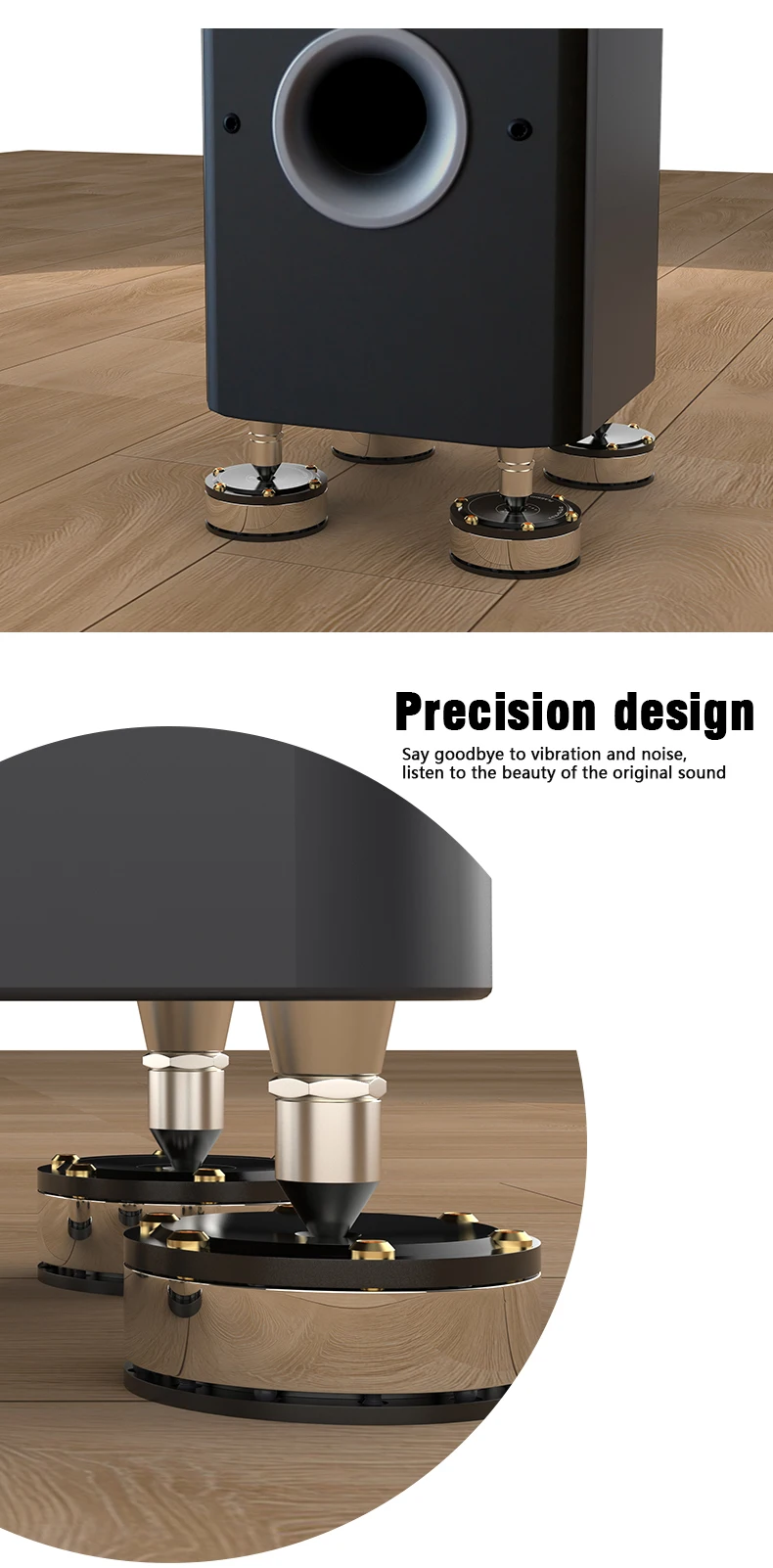 2025 nuevo sistema de cine en casa XSSH Audio Audiophile almohadilla amortiguadora altavoz pesado amplificador de CD sop