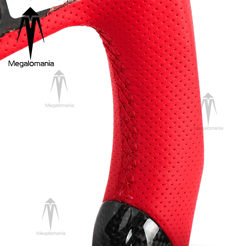 Fit For Audi C8 A3 A4 A5 A6 A7 A8 Q3 Q5 Q7 Q8 B8 B8.5 B9 Q8 C6 C7 RS3 RS4 RS5 RS6 RS7 S3 R8 TT Carbon Fiber Steering Wheel