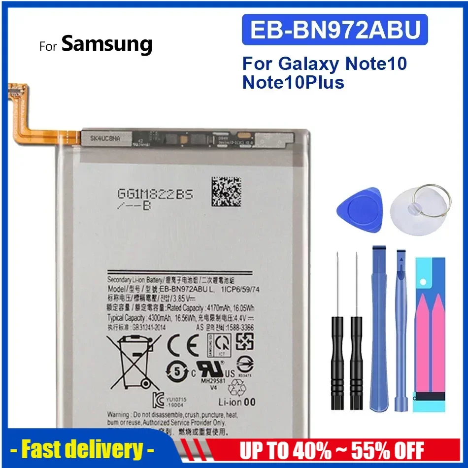 EB-BN972ABU 4300mAh Mobile Phone Backup Replacement Battery For Samsung Galaxy Note 10 Plus Note10+ Note10 Plus 10Plus 10+