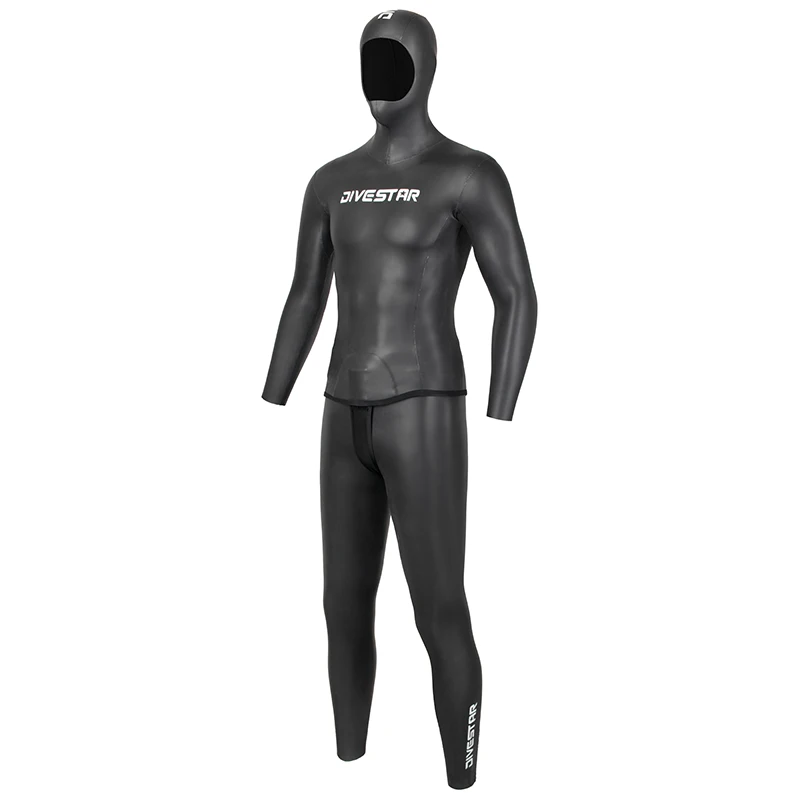 Divestar Hot Sale 3mm Smoothskin Neoprene Flexible Freediving Wetsuit High Quality Wetsuit Freediving