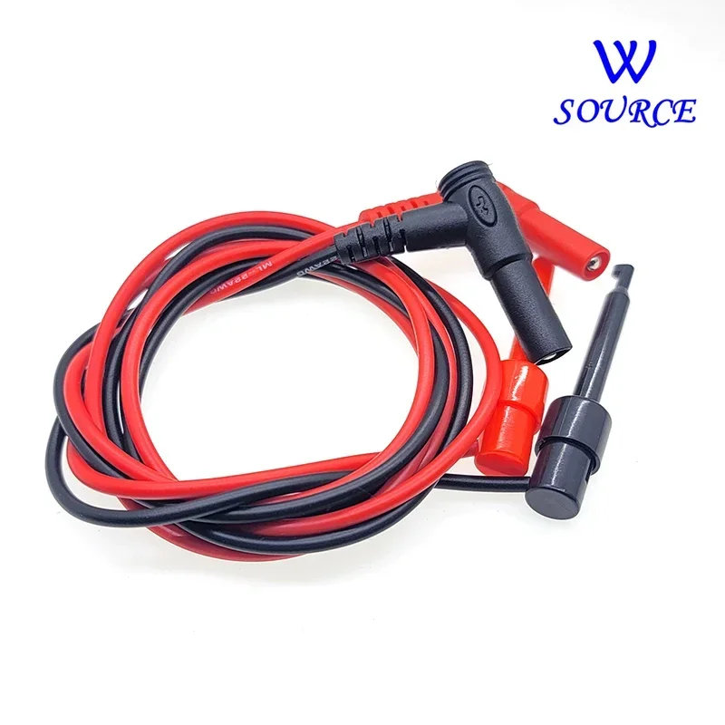 Banana Plug To Test Hook Clip Probe Cable for Multimeter Test Equipment 4MM Line Detection Hook Length Adapter Test Trench Probe