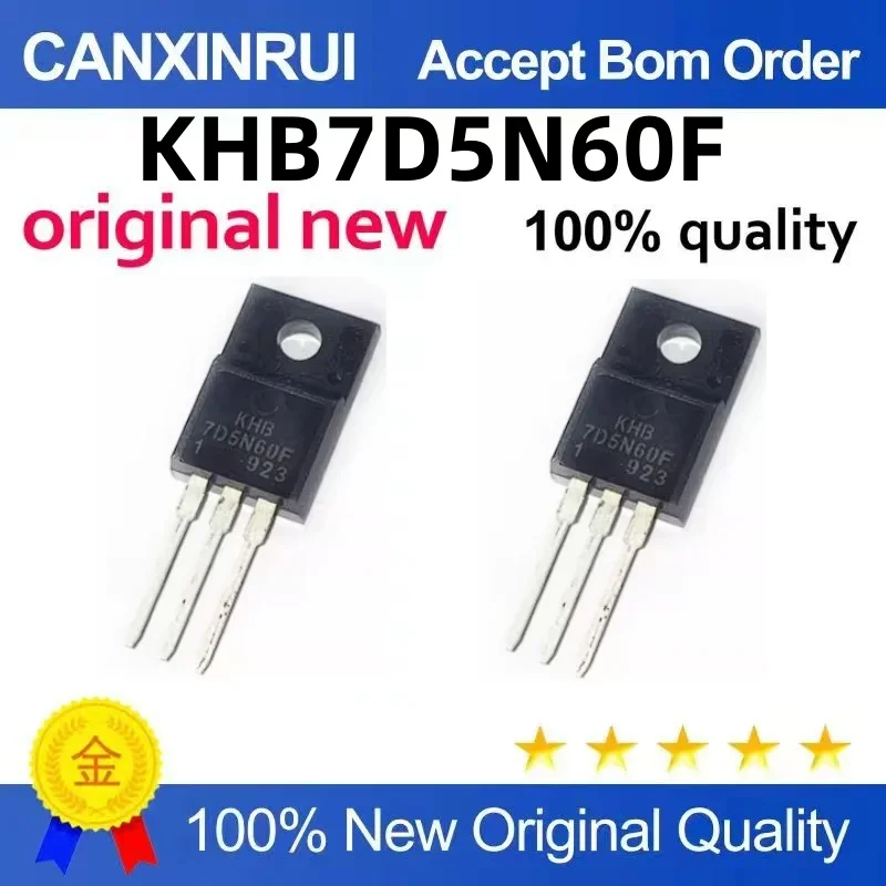 (10-300piezas) original KHB7D5N60F 7D5N60F, available for sale, can be purchased directly.