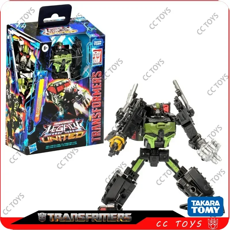 ฟิกเกอร์ Takara Tomy mainan Transformers เลกกิ้งหุ่นยนต์มีที่ล็อกดาวดีลักซ์ระดับหรูหรา