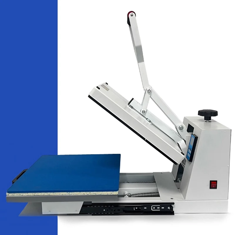Compact 38x38CM Heat Transfer Press Machine for Garment Printing Clothing Embossing Rhinestone And Label Application