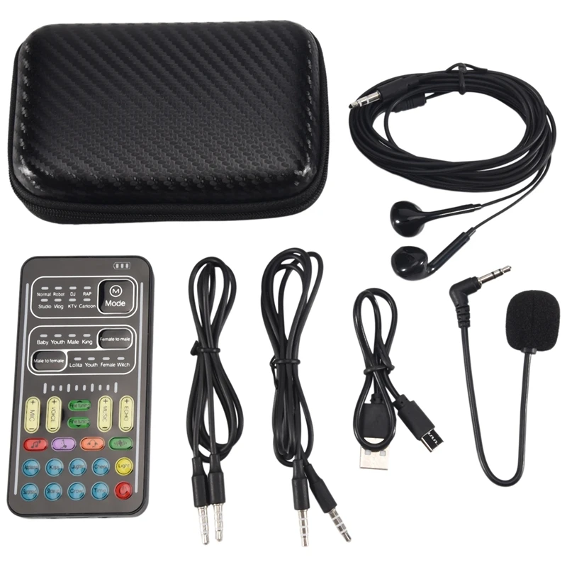 

A15R -Voice Changer Handheld Microphone Voice Changer With Sound Multifunctional Effects Machine For Phone//Switch (I900)