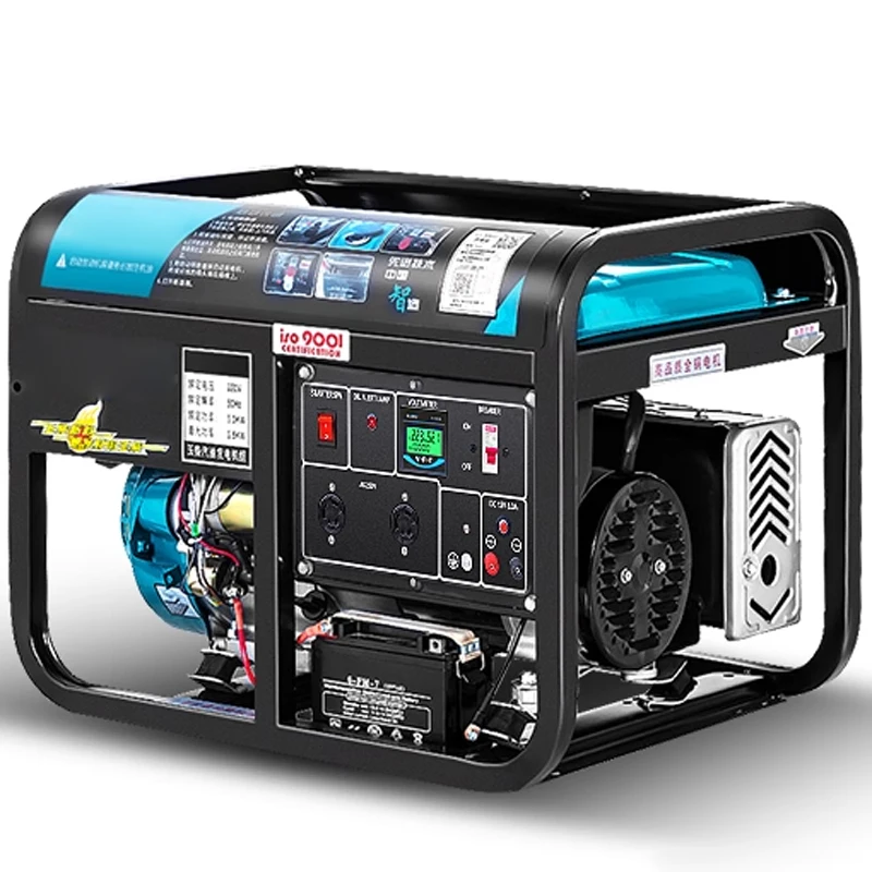 Fuel-Powered Generator 220V Household Small-Scale 3/5.5/6.5/8KW Single-Phase Outdoor Generator Factory-Original (Customized)