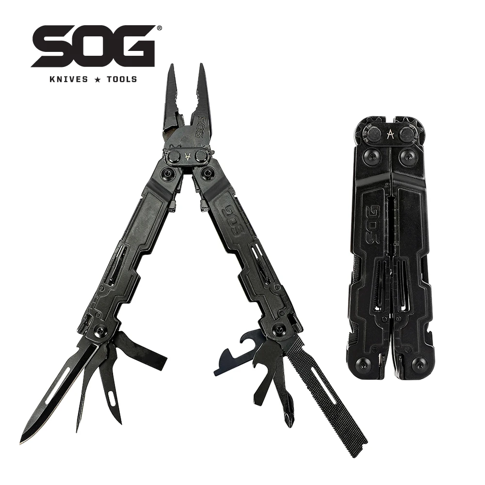 

Многофункциональный инструмент SOG PowerAccess 18-в-1: компактные складные плоскогубцы, нож, карманный мультитул для кемпинга и повседневного использования