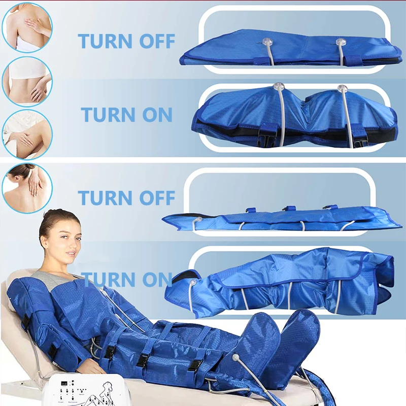 Air Pressure Slimming Suit For Body Slimming Weight Loss Body Relax Detoxing Machine Massage Leg Foot Massager Pain Relief