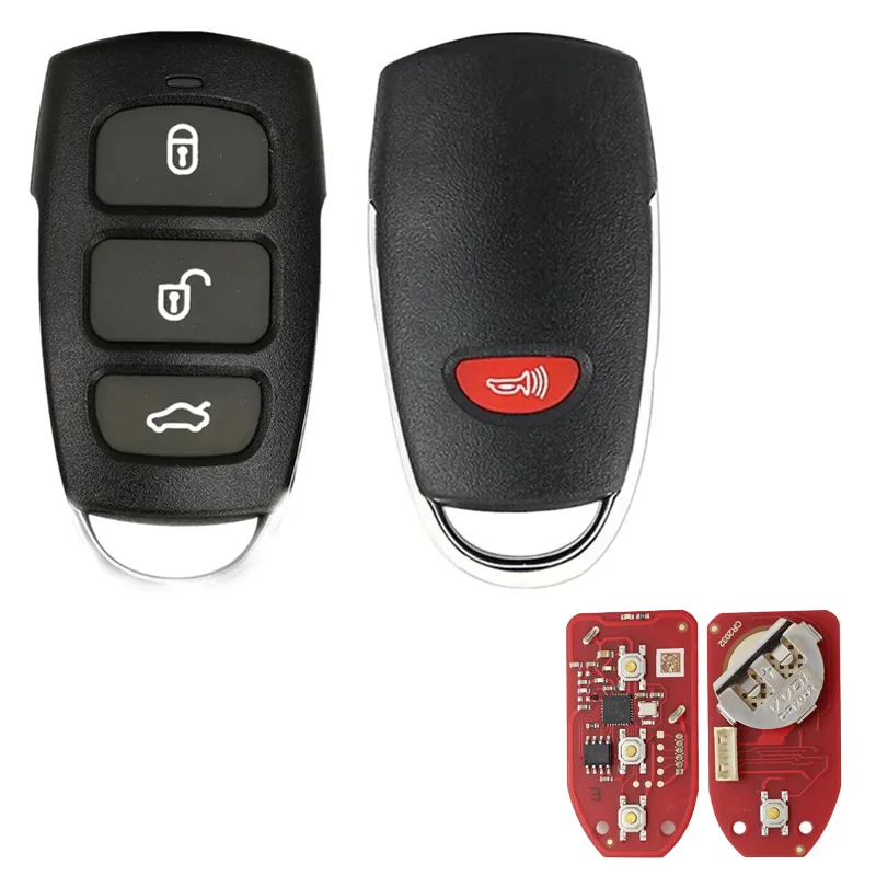 New Xhorse XKHY24EN VVDI Universal Remote Key 2nd Generation for Hyundai KIA Type 3+1 Buttons Wireless Programming Old XKHY24EN