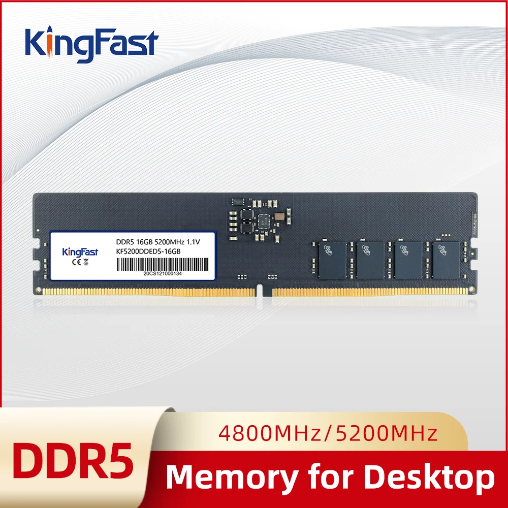 Оперативная память KingFast DDR5 4800 МГц 5200 МГц 16 ГБ 32 ГБ UDimm для настольных ПК