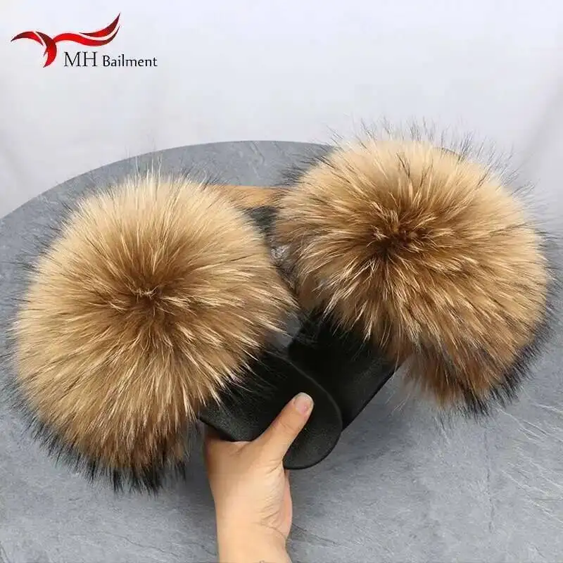 Real Raccoon Fur Sl… - image