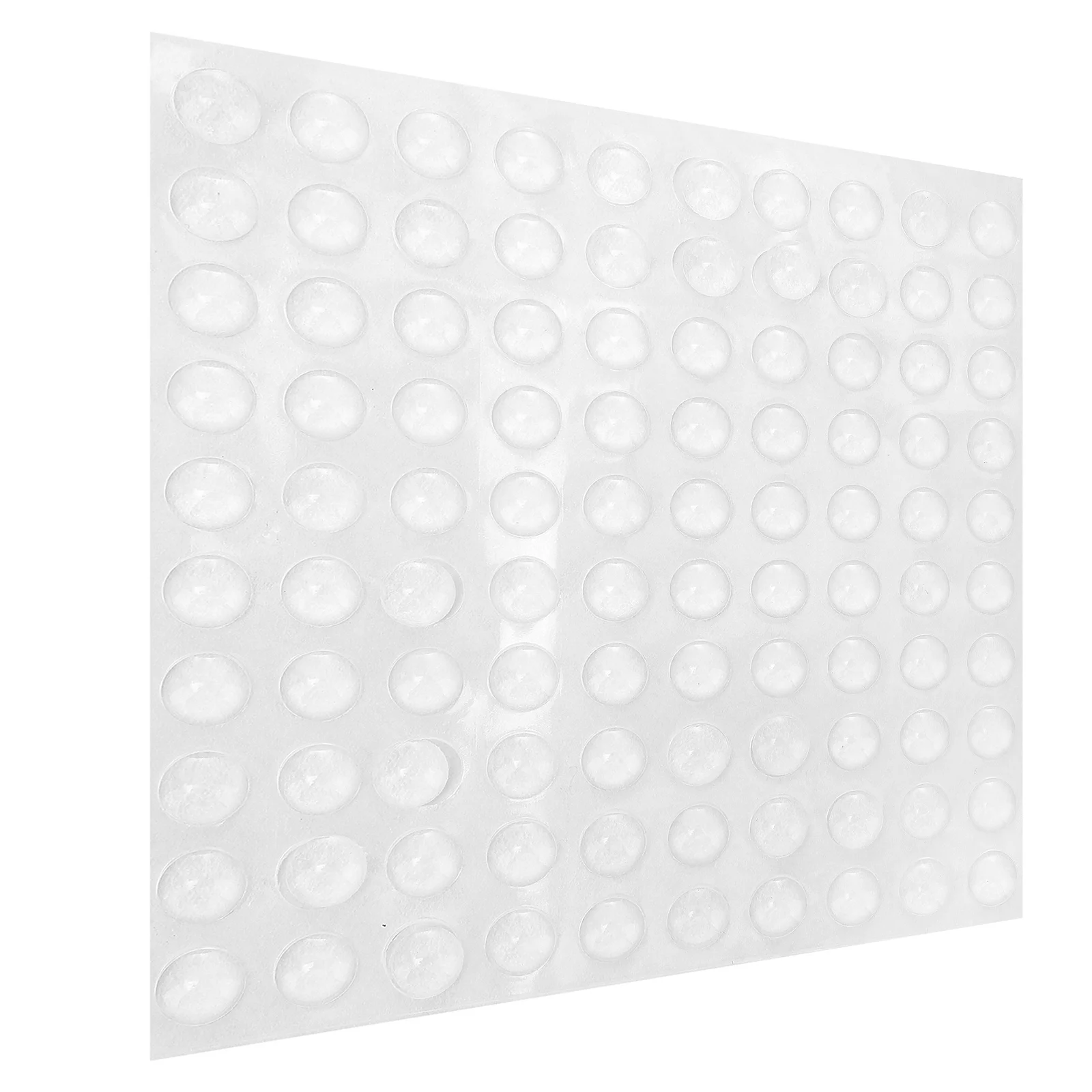 

100Pcs Bump Dots for Visually Impaired Clear Self-Adhesive Silicone Bumpers Door Drawer Cabinet Pads Anti-Collision Non-Slip Low
