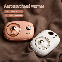 Electric Hand Warmer Power Bank 2 In 1 Hand Warmers Rechargeable 10000/5200mAh Portable Pocket Warmer Heater Temperature Display