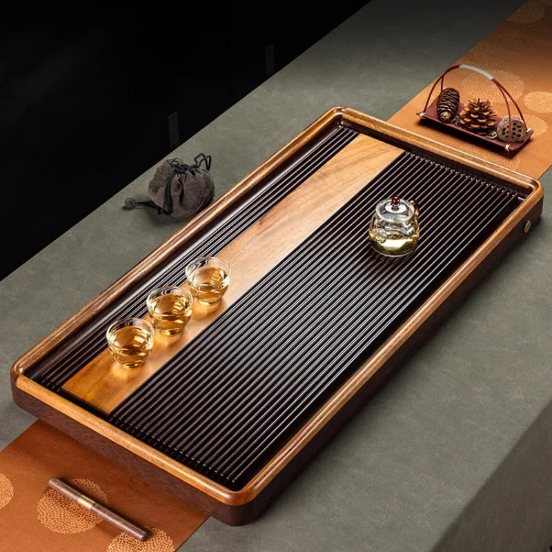 

American Modern Tea Tray Walnut Light Luxury Ceremony Creative Lounge Valet Tea Platter Decorative Bandejas Home Furniture