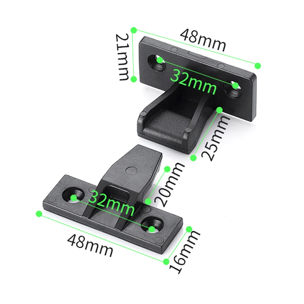 4 Roman Floating Shelves Clamps Shelf Fastener Corner Buckle Furniture Panel Cabinet Clips Push Joint Wardrobe Fitting Bracket - view 6