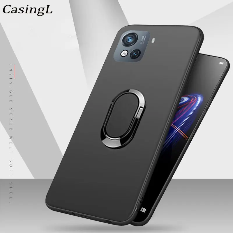 For Blackview Oscal C80 Case Full Protection Silicone Matte Cover With Ring For Black View Oscal C80 Shockproof Case
