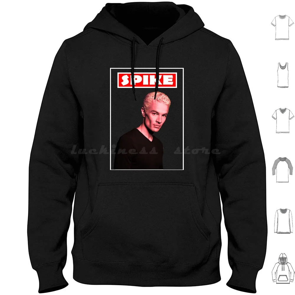 Spike Hoodie cotton Long Sleeve Whedonverse Buffy Buffy Summers Vampire Willow Joss Whedon Xander Buffy The Vampire Whedon