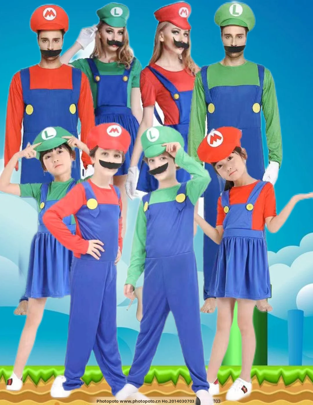 低価格コスチューム スーパーコスチューム コスプレ 大人親子コスチューム パフォーマンス ドレスアップ アニメーション 伝統的な中国服...