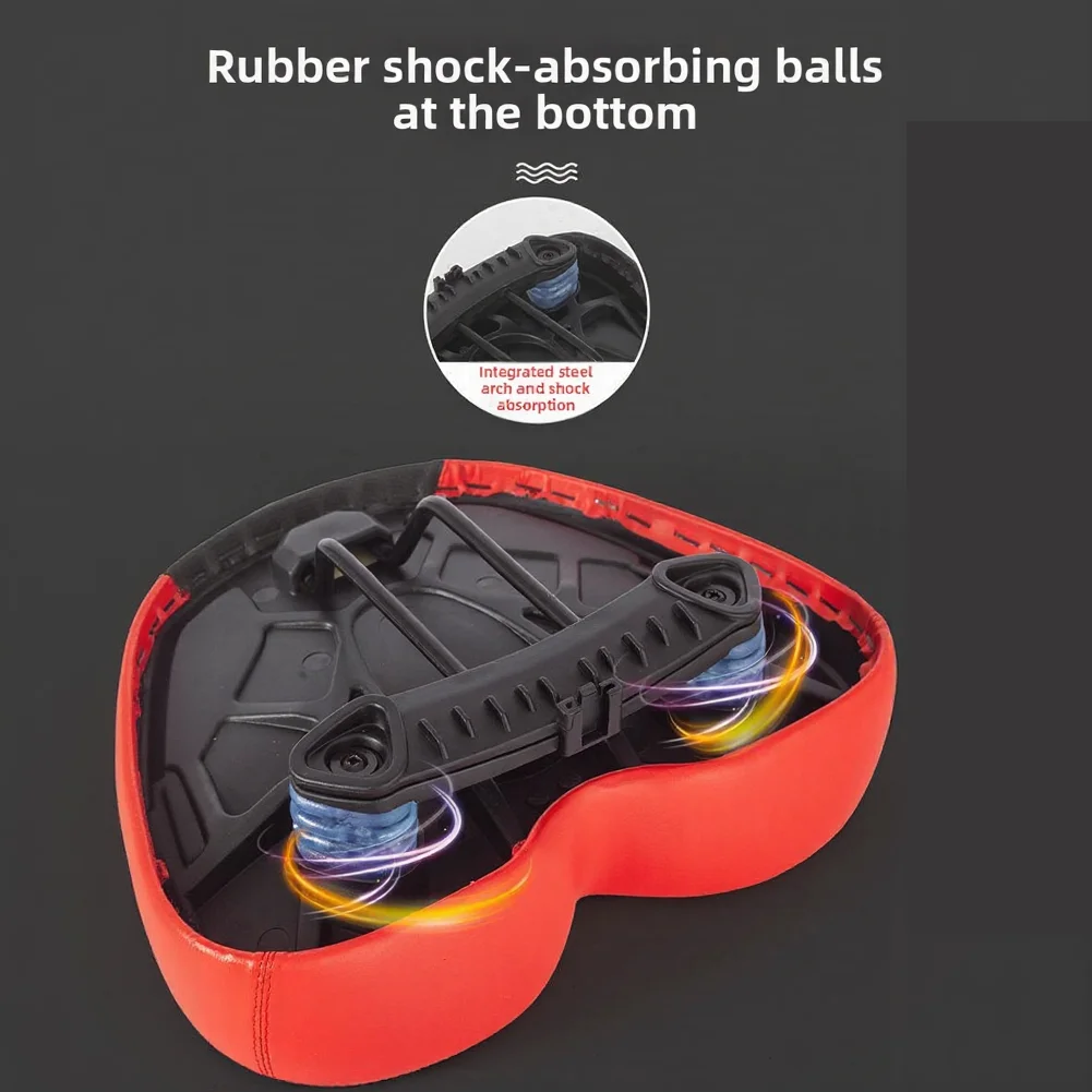 

Wide Waterproof Bicycle Seat Cushion With Shock Absorption For Mountain Road Bike Riding Comfort Outdoor Cycling Saddle Cover