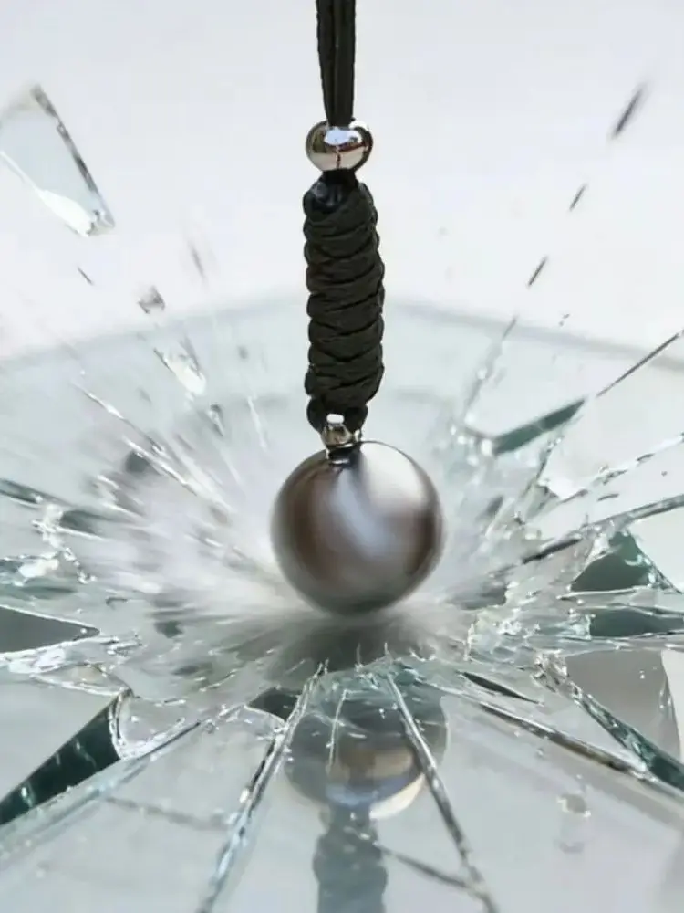 Ball Pendant Self Defense Gadgets Personal Security Protection Tool Supplies For Women Men Stainless Steel view 6