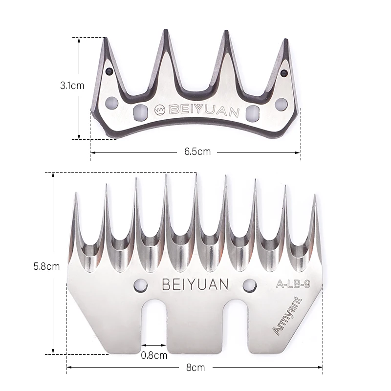 Sheep Goats Comb Shearing Clipper Straight Curved Blade Alternative For sheep Clipper Shears Scissors Part 4/13 Tooth Shears