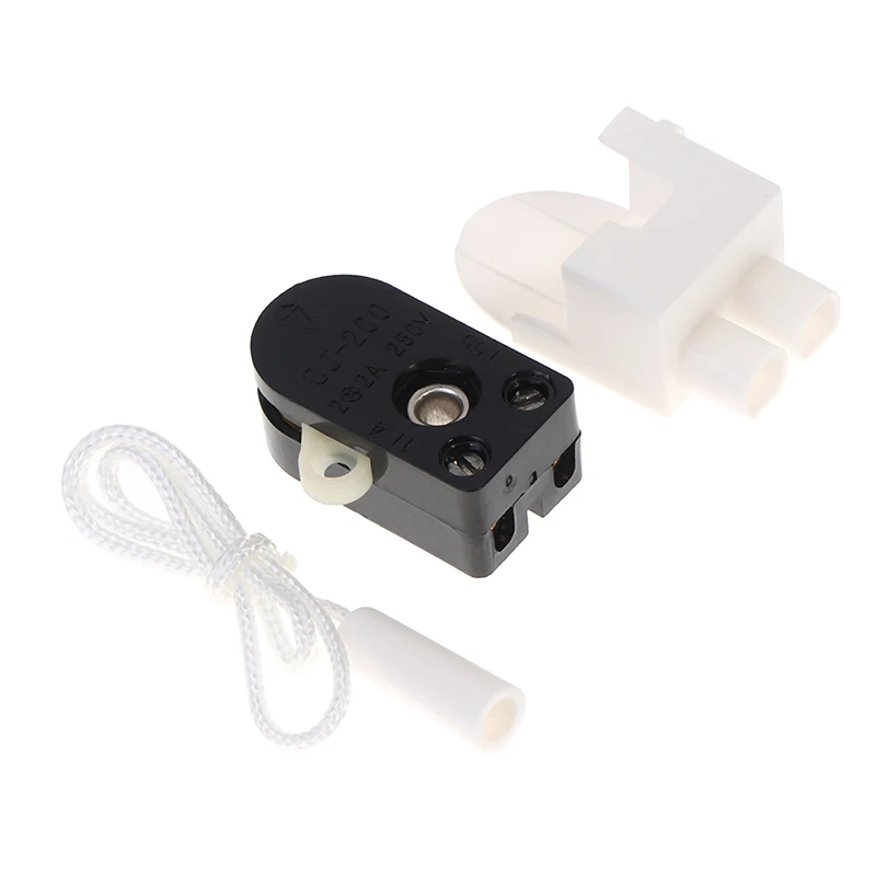 1Pc European Regulation 2p 3p Core Wire 200 Open Single Pull Control Switch Eu Wall Led Lamp Light Cable Switch High Quality