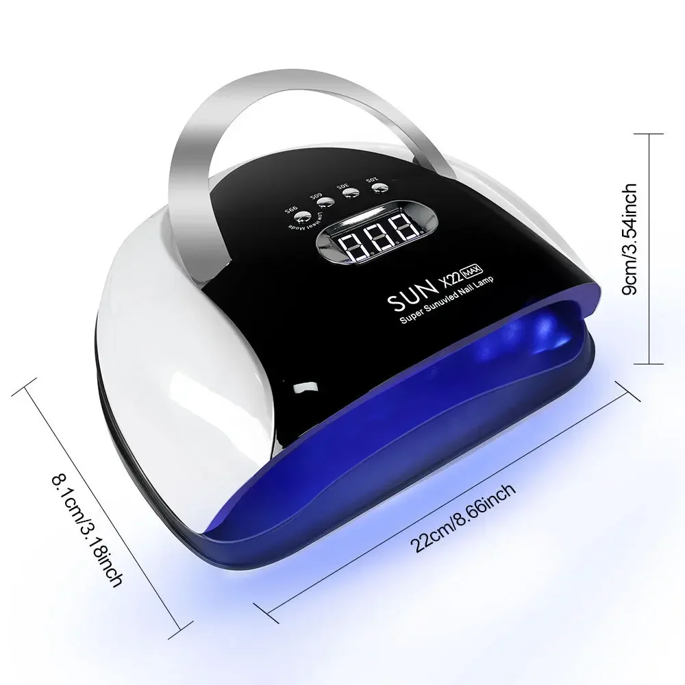 โคมไฟทาเล็บ UV LED แบบมืออาชีพพร้อมแบตเตอรี่ชาร์จไฟ LED สำหรับเล็บเครื่องเป่าเจลไร้สาย