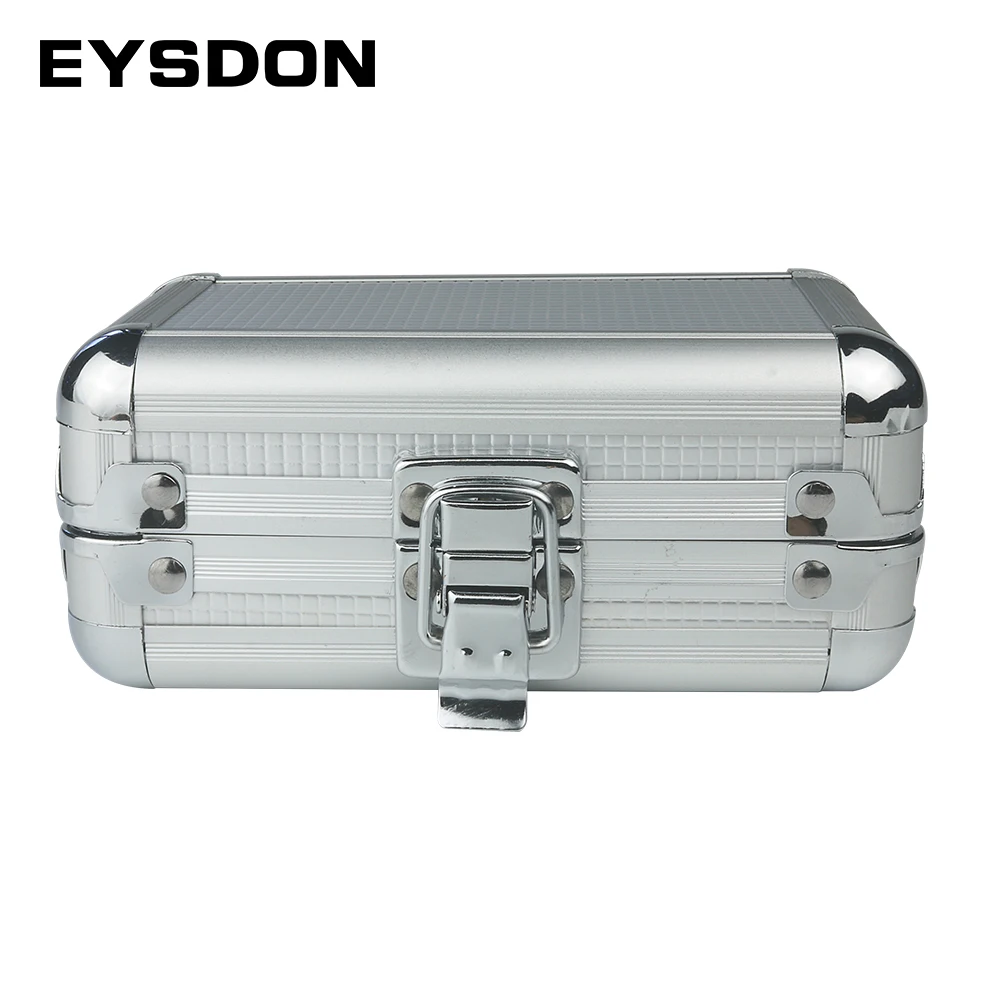 EYSDON 1.25 Inch Telescope Filter Storage Case 6 Slots Aluminum Alloy Filter Holder with Shockproof Foam Lining