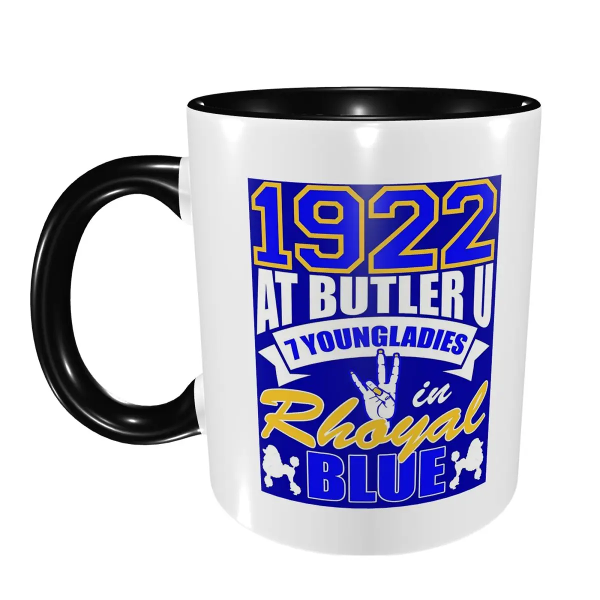 Sigma Gamma Rho 1922 At Butler U 7 Youngladies Mug Funny Ceramic Coffee Cups Tea Mugs Milk Cup Drinkware Gift for Woman Man