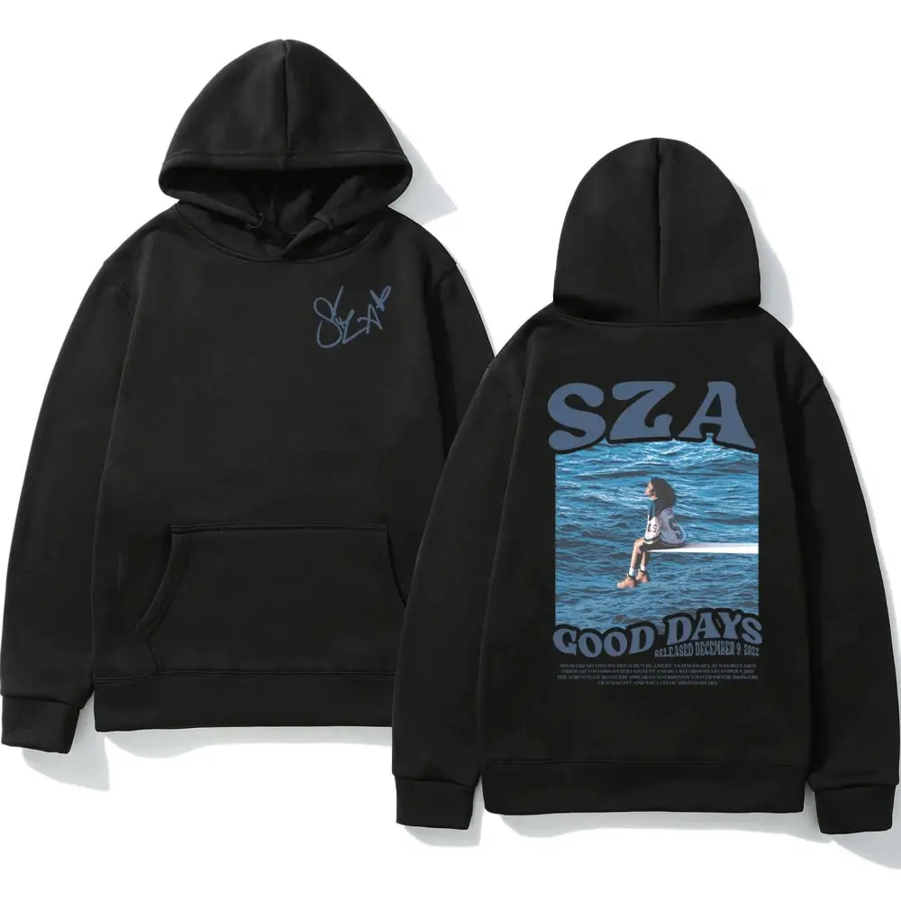 New SZA Hoodies Music Album SOS Graphic Print Men Woman Hoodie Oversized Hooded Sweatshirts Hip Hop Unisex Tracksuits Clothing