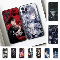 Custodia per telefono Black Butler per iPhone 15 14 11 12 13 Mini Pro XS Max Cover 6 7 8 Plus X XR SE 2020 Funda Shell