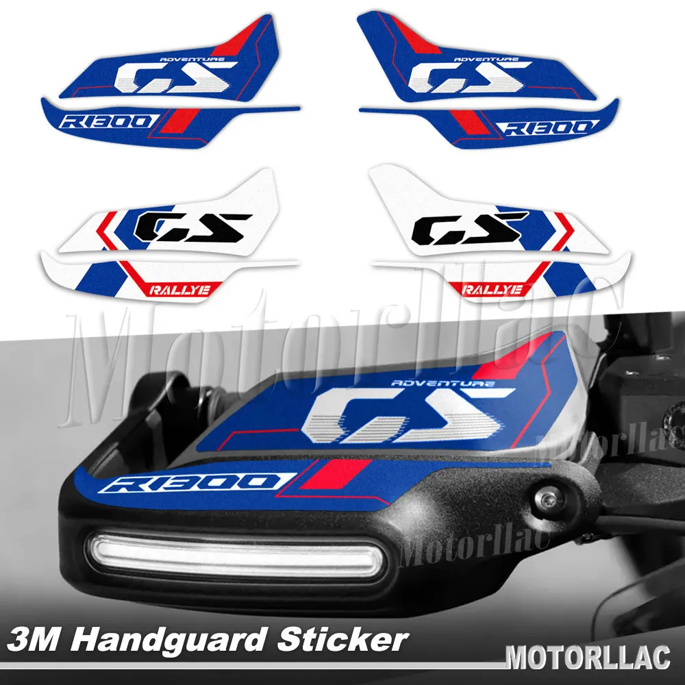 For R1300GS R1300 GS ADV Triple Black Trophy Motorcycle Handguard Decals Motorrad Hand Guard Shield Protection Stickers