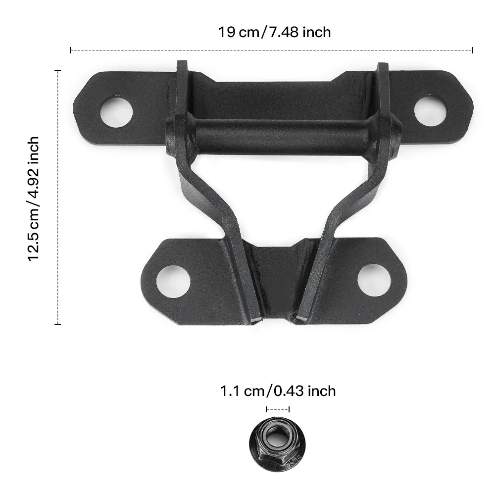 UTV Rear Pull Plate Tow Recovery Hook 715004450 For Can-am Maverick X3 Max R RR 4x4 XMR XDS XRC XRS DS RS Turbo DPS 900 HO 2017+