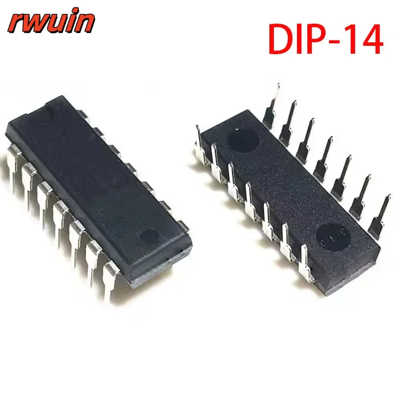 10PCS CD4069UBE/BE CD4081BE CD4093BE CD40106BE 4069 4081 40106 4093 Hexa NOT Gate/Inverter In-line DIP14 Package