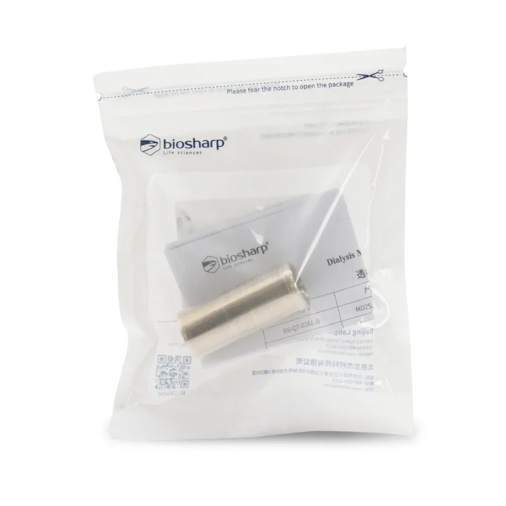 

Диализные мешки Biosharp из регенерированной целлюлозы: хорошая химическая совместимость, автоклавируемые