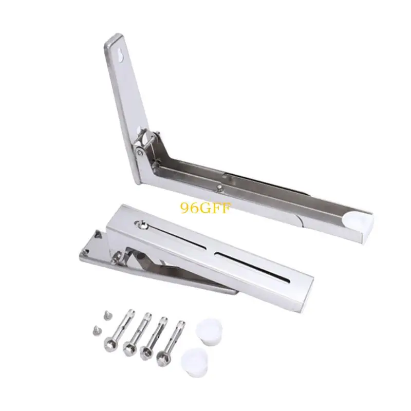 96GF قابلة للسحب الجدار الجدار الجدار الجبل منظمي المطبخ المعدني الجرف تلسكوبيا قابلة للطي الدعم